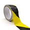 Waterproof Black Yellow Warning Cloth Duct Tape Hot Melt Strong Adhesive