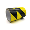 Waterproof Black Yellow Warning Cloth Duct Tape Hot Melt Strong Adhesive