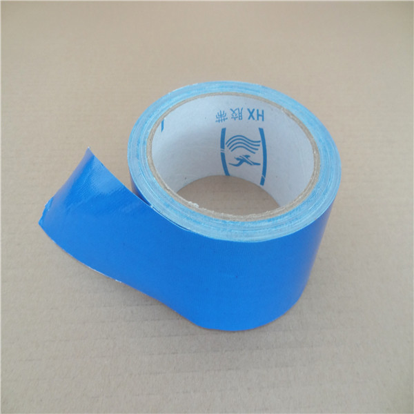 Heat Resistant Blue Industrial Duct Tape Jumbo Rolls For Connecting Carpet