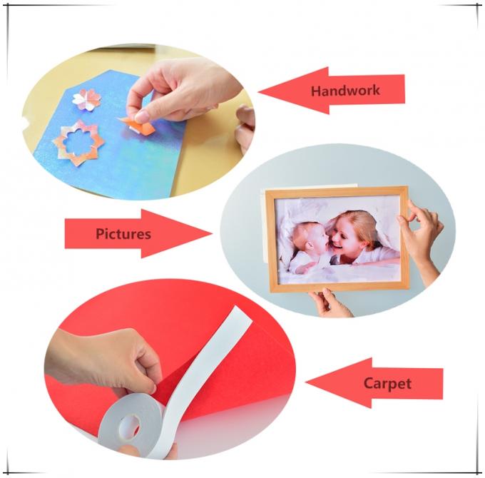 White Sponge Waterproof Double Sided Adhesive Tape For Mirrors