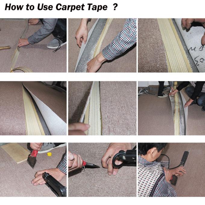 Heat bond carpet seaming iron tape for carpet fixing and joining