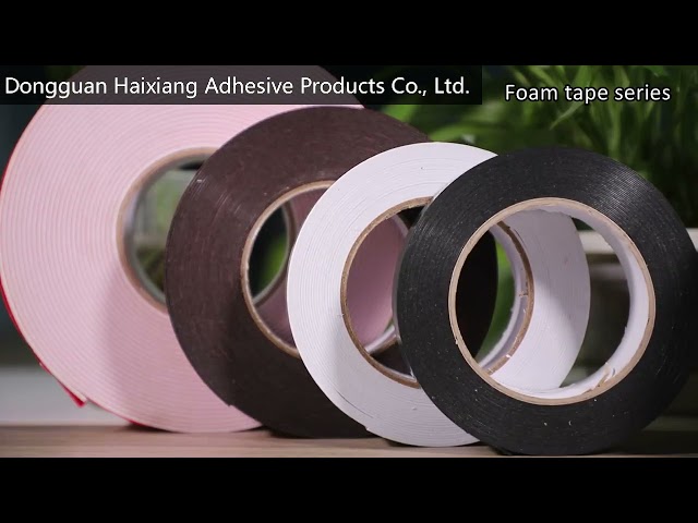 China High Density Acrylic Foam Tape Self Adhesive Fixing Auto Mirror Humidity Resistant for sale