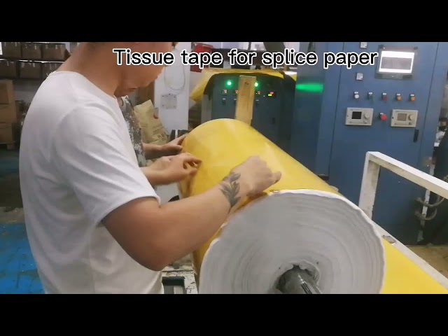 China Pressure Sensitive Water Seal Tape Translucent Acrylic Adhesive Cotton Paper for sale