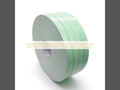  White  Hot Melt Adhesive Double-Coated Urethane Foam Tape Heat-Resistant Packing Cartons Masking Mounting