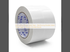 Strong Kraft Paper Seam Tape - Reinforcing Double Sided Tissue Tape for Secure, Invisible Bonds