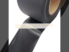 Black Kraft Paper Tape - Heavy Duty Strong Adhesive for Packaging, Shipping & Crafts
