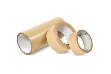 Brown Reinforced Paper Packing Tape Heat Resistant Fit Sealing Packaging