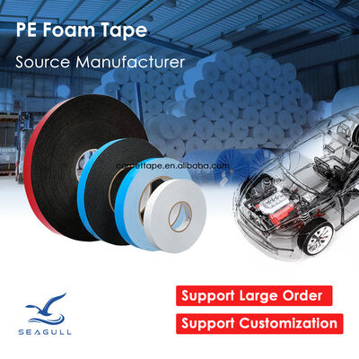 Custom Double Sided PE Foam Tape For Automotive Interior Trim Mounting Cushioning Sealing