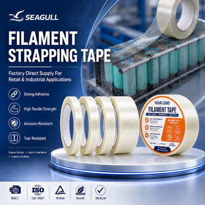 Filament Strapping Tape For Lithium Battery Cell Bundling Fixing And Battery Pack Reinforcement