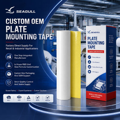 Removable Double Sided Cloth Plate Mounting Tape For Flexo Printing Plate And Corrugated Board