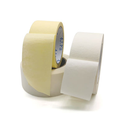 Width 19mm Length 55m No Residue Anit-UV White Masking Tape For Painting House