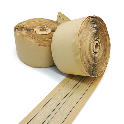 Single Sided Kraft Paper Hot Melt Adhesive Heat Sealable Curtain Tape