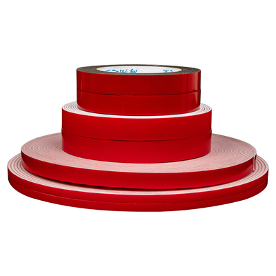 Single Sided Red Custom Size PE Foam Tape For Securing Wireway