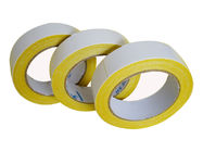Yellow Waterproof Double Sided Carpet Tape , 2 Inch Double Sided Tape Hot Melt