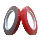 90°C Heat Resistant Acrylic Foam Tape Moisture Proof Clear / Red Color