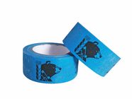 Blue Printed Packing Colored Cloth Duct Tape For Decorating High Tensile Strength