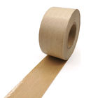 Water Activated 120um Reinforced Kraft Paper Tape For Carton Sealing
