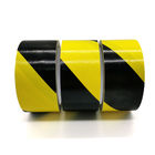 Single Sided Yellow Black 300um Self Adhesive Hazard Tape