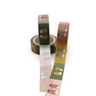 DIY Custom Printed CMYK Gift Wrapping Taiwan Die Cut Washi Packing Paper Tape