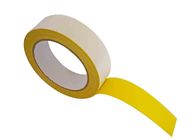 Yellow 2 Inches 30Y Double Sided Carpet Tape For Rugs , Mats , Pads , Runners