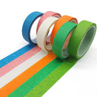 Customizable Size Single Side Residue Free Multicolor Masking Paper Spray Paint Tape