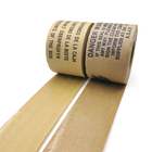 Water Activated Brown Custom Printed Kraft Tape For Carton Sealing