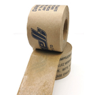 Water Activated Gummed Kraft Paper Tape , Kraft Packaging Tape For Carton Sealing