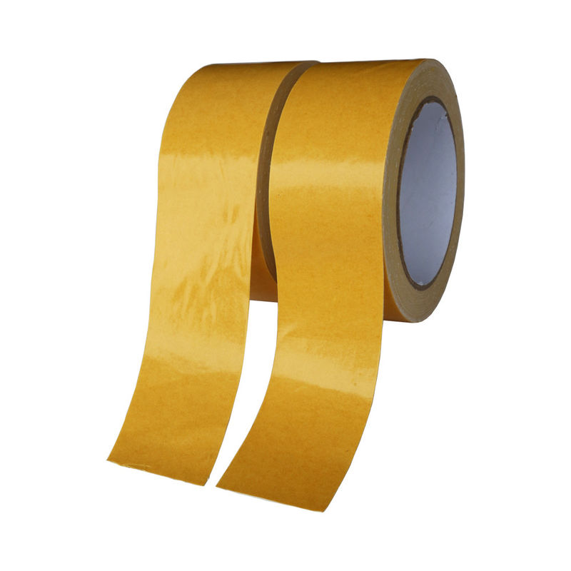 Long Lasting Double Sided Carpet Tape , Curcuma Gamla Paper Carpet Joining Tape Removed Easily