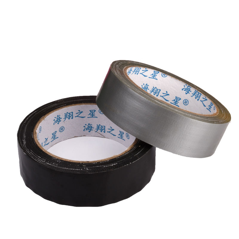 Multi Coloured Cloth Duct Tape 280mic , Black Cloth Adhesive Tape