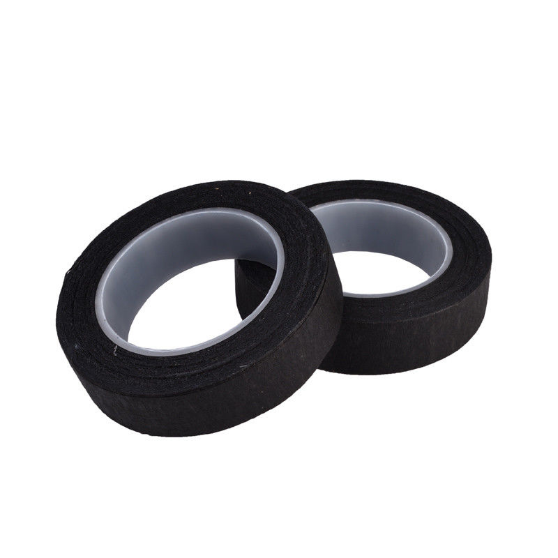 Black Colored Masking Tape , Painters Crepe Paper Masking Tape 60
