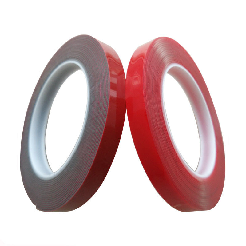 90°C Heat Resistant VHB Acrylic Foam Tape Moisture Proof Clear / Red Color