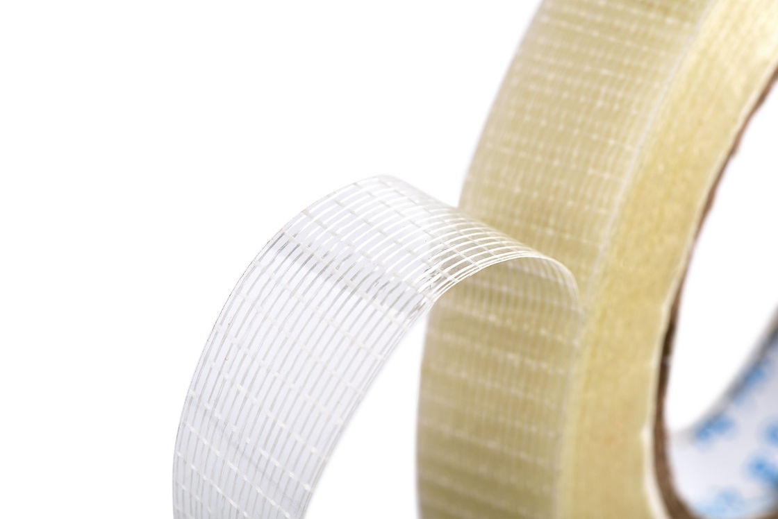 White Color Fiberglass Mesh Tape , 2" Wide Fiberglass Joint Tape Heat