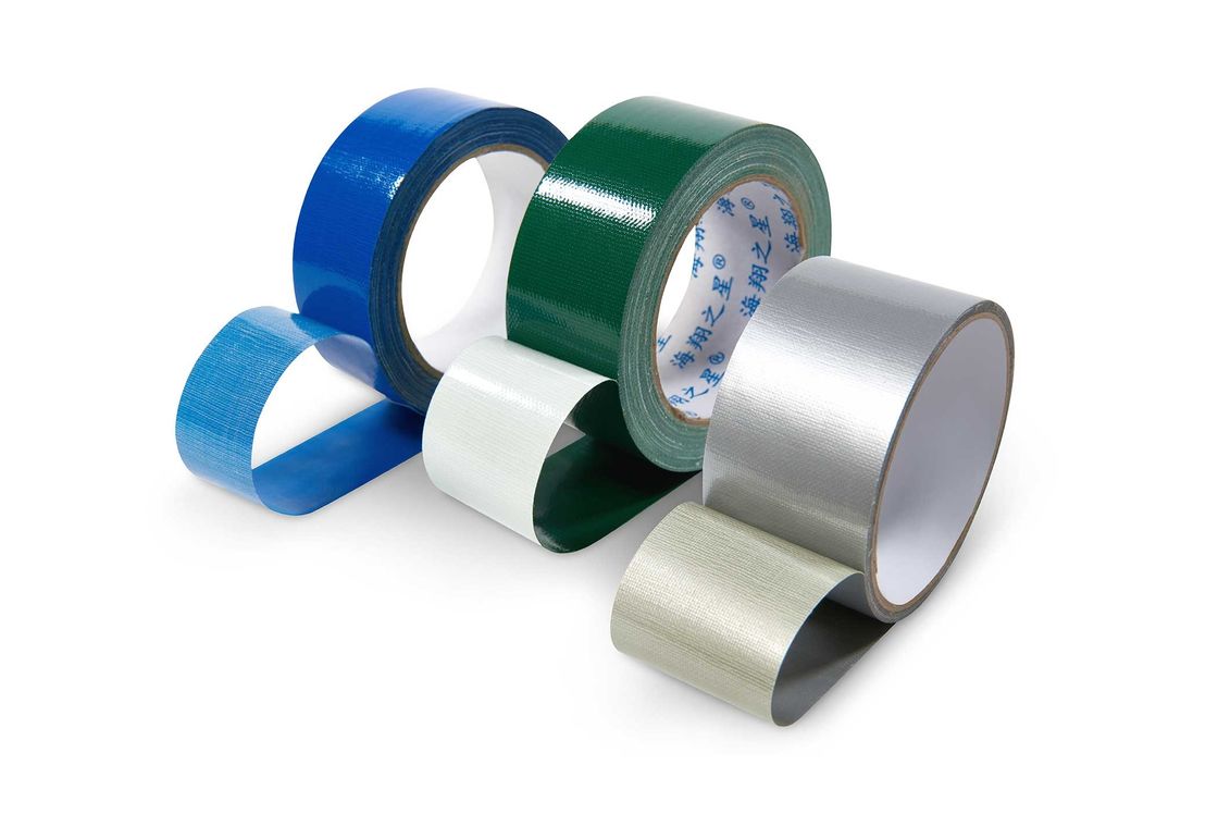 1.88 Inch Black Cloth Duct Tape , No Residue Duct Tape Easy Tear SGS