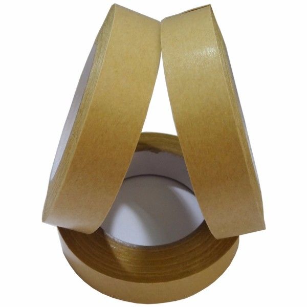 Waterproof Gummed Kraft Paper Tape , Pressure Sensitive Kraft Tape