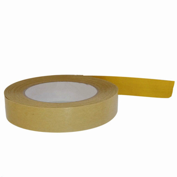 Water Activated Gummed Kraft Paper Tape , Kraft Packaging Tape For