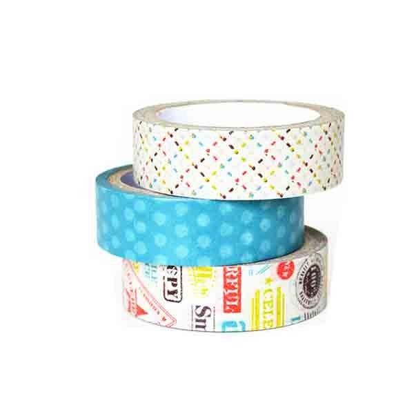 Printed Japanese Washi Masking Tape Waterproof Writable For DIY Decoration