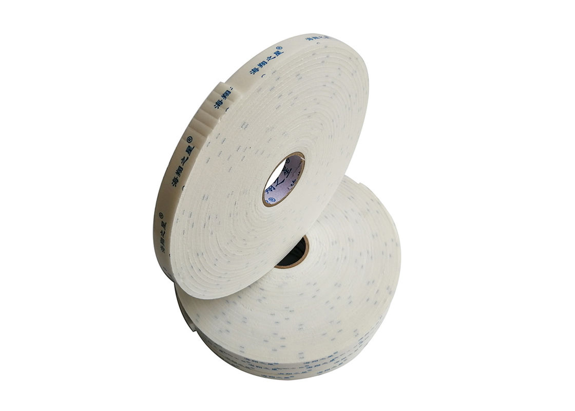 White Sponge Waterproof Double Sided Adhesive Tape For Mirrors