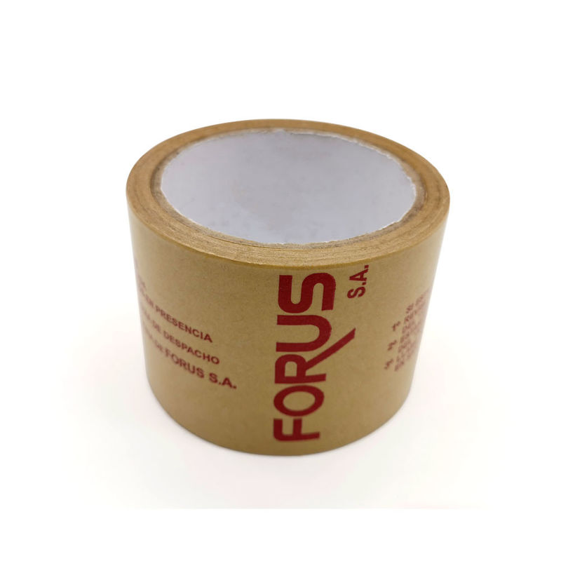 Water Activated Non Reinforced Custom Kraft Tape for sealing