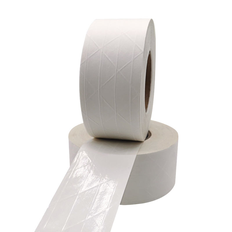 Hot Melt Gummed White Kraft Paper Tape For Sealing Box