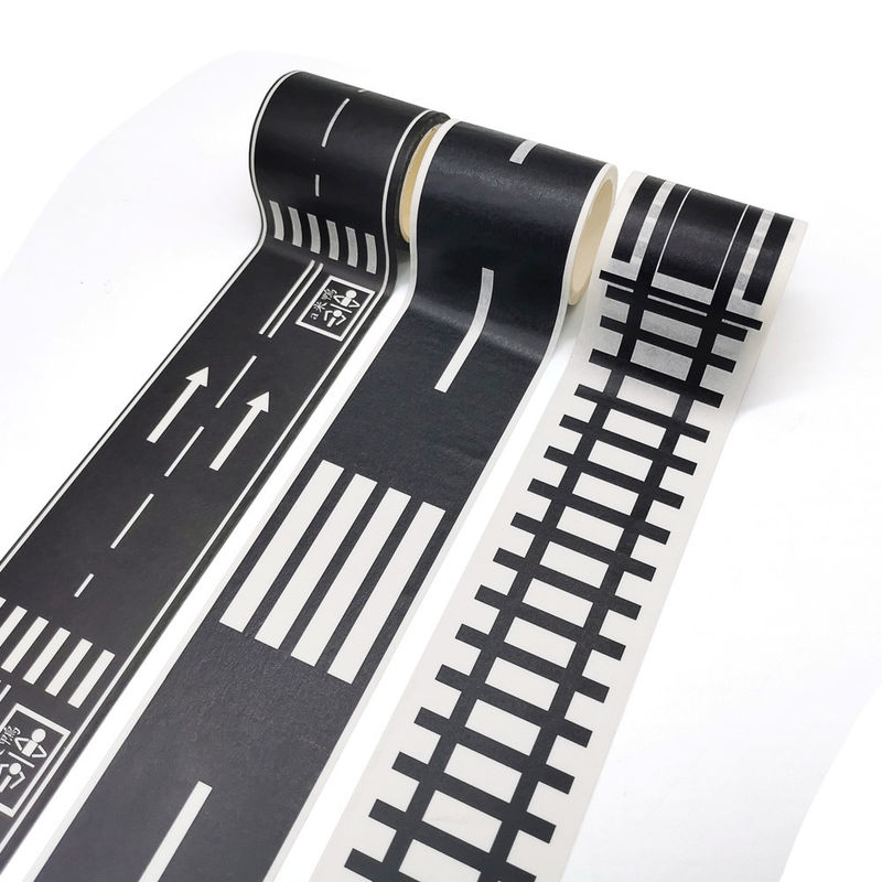 DIY Strong Adhesive Strength Highway Road Patterned Washi Paper Tape