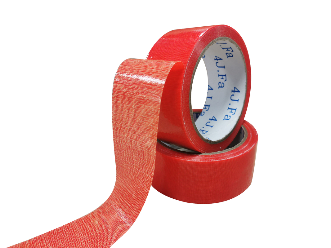 No Glue Resided Red Adhesive Cloth Duct Tape For Furniture
