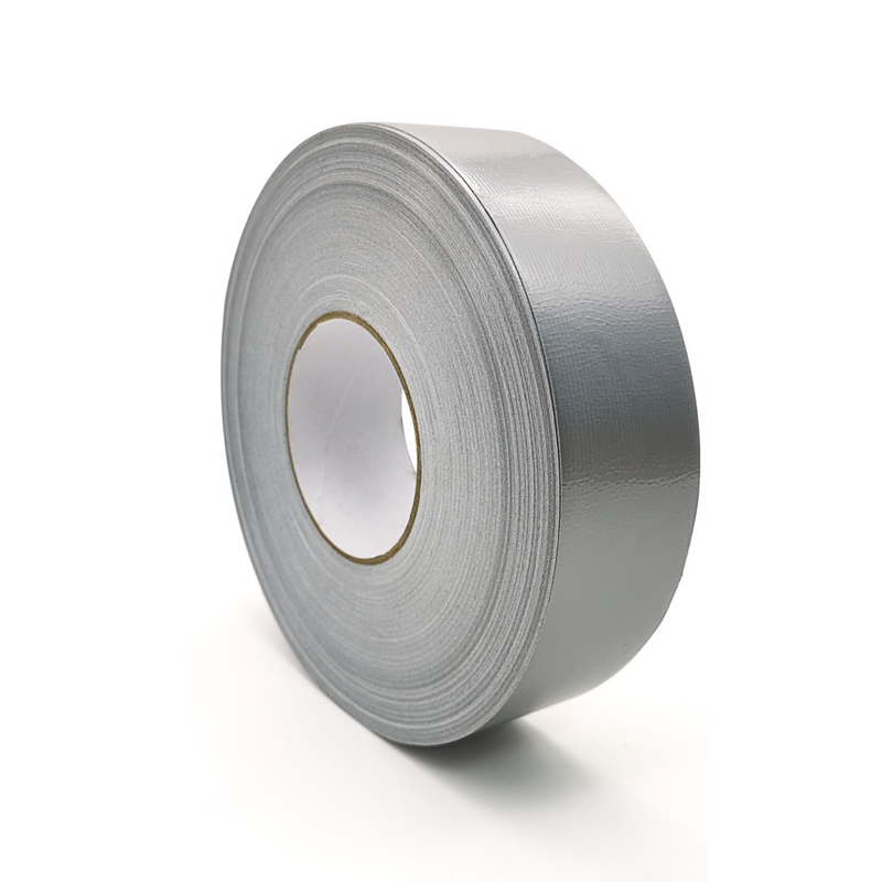 Single Side Silver Hot Melt Adhesive Fiber Cloth Tape For Exhibition