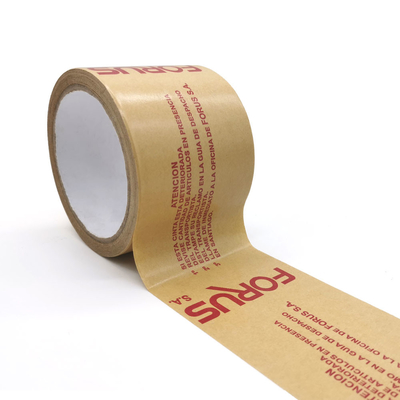 Hot Melt Adhesive Box Sealing Kraft Paper Tape Custom Single Side