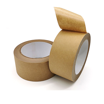 Hot Melt Adhesive Box Sealing Kraft Paper Tape Custom Single Side