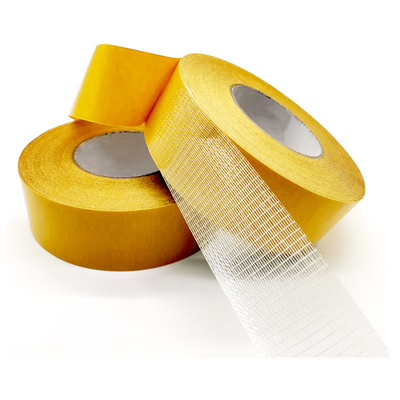 Cross Weave Fiberglass Double Sided Adhesive Tape Mesh Synthetic Rubber