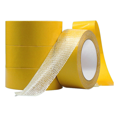 Cross Weave Fiberglass Double Sided Adhesive Tape Mesh Synthetic Rubber