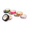 Food Pattern Washi Paper Tape , Yellow Washi Tape Assortment DIY Masking