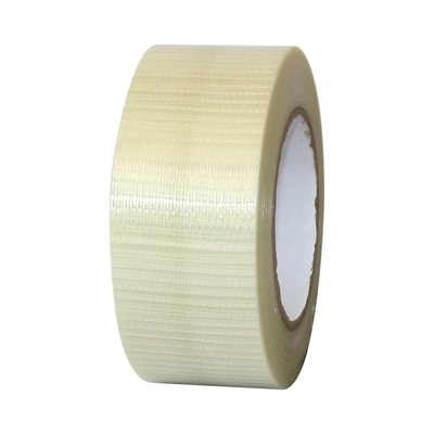 Customized Logo Bi Directional Reinforced Seam Fiberglass Tape For Fire Resistant Heavy Part Fixing