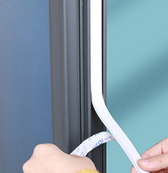 White Black 0.5mm-5mm EVA Foam Sealing Tape With Both Hot Melt And Pressure Sensitive Adhesive