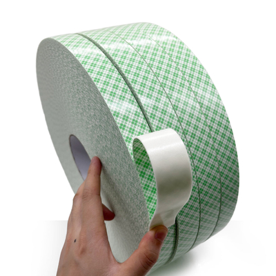 Double Coated PU Foam Tape 1mm White Acrylic Adhesive 24m